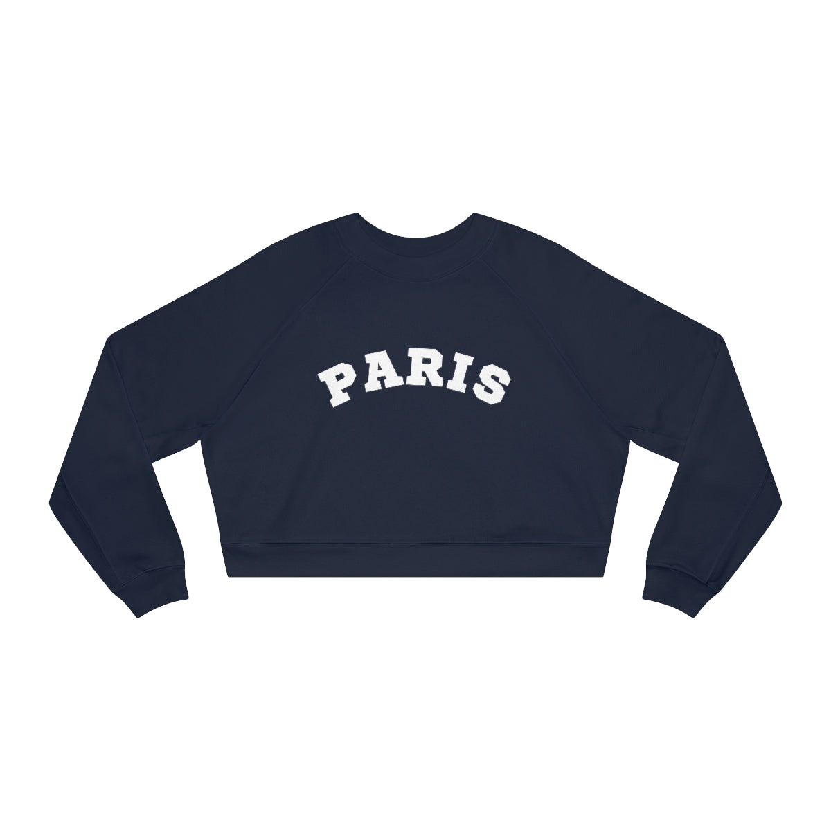 Paris Cropped Fleece Pullover