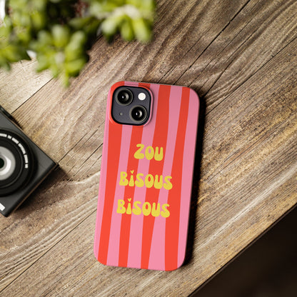 Zou bisous bisous Phone Case