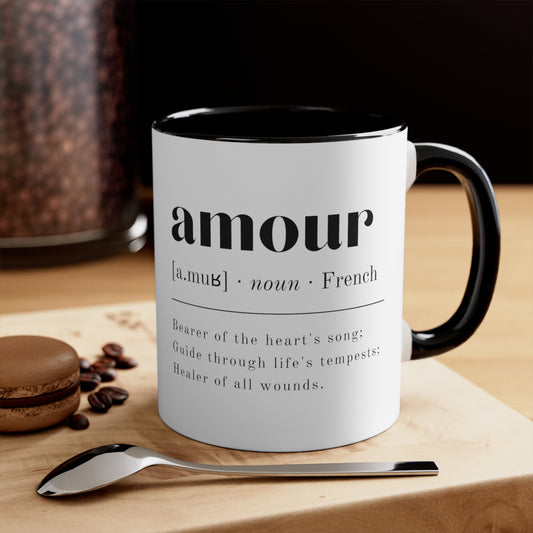 Amour Coffee Mug, 11oz