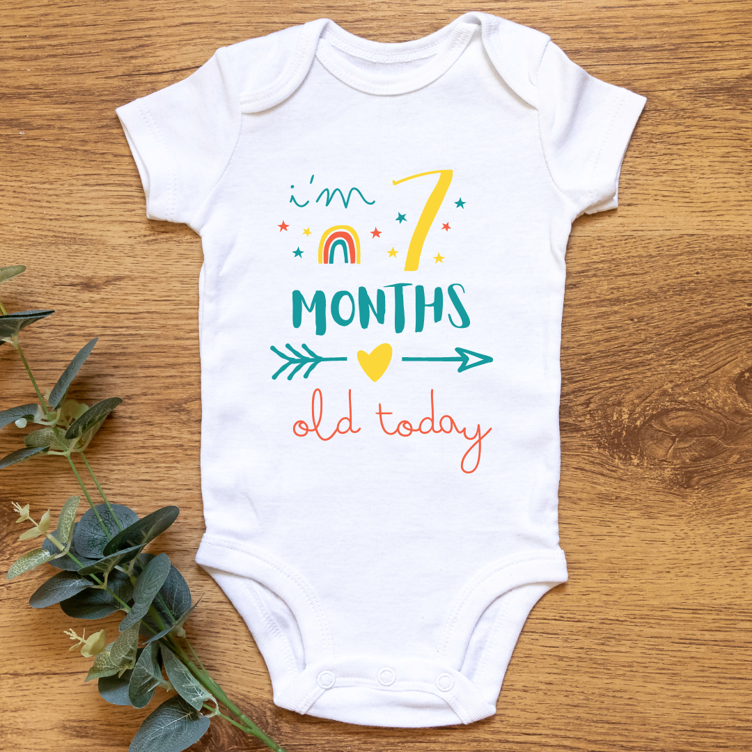 Baby Monthly Milestone Onesies Circus