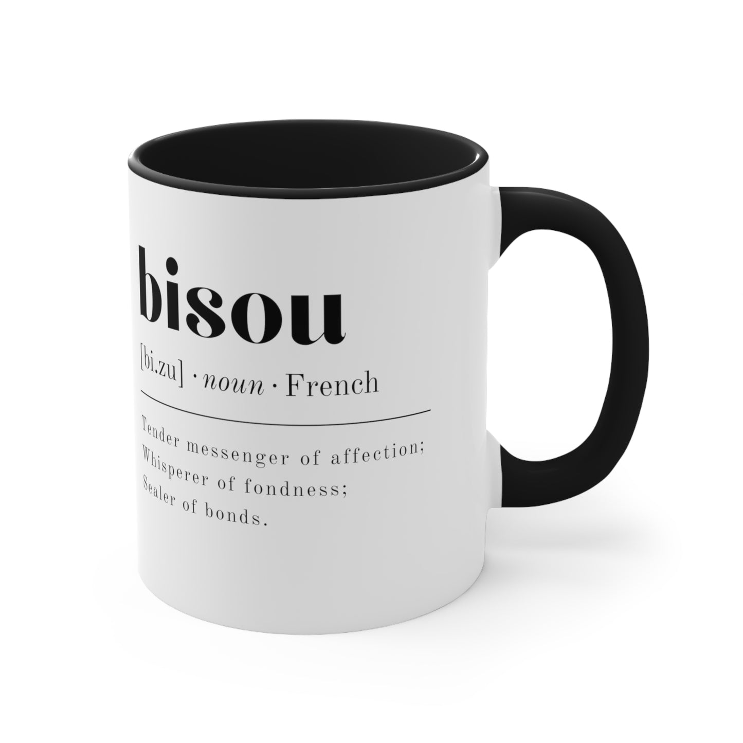 Bisou Coffee Mug, 11oz