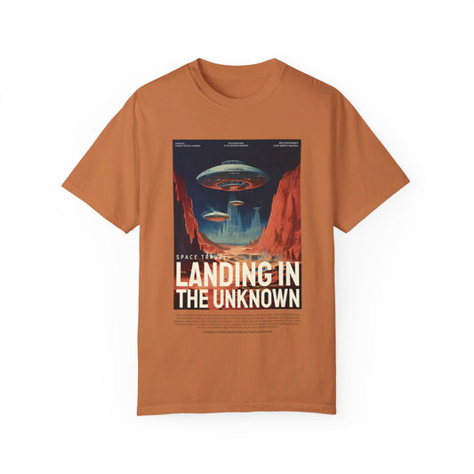 Retro UFO Landing in the unknown Tee