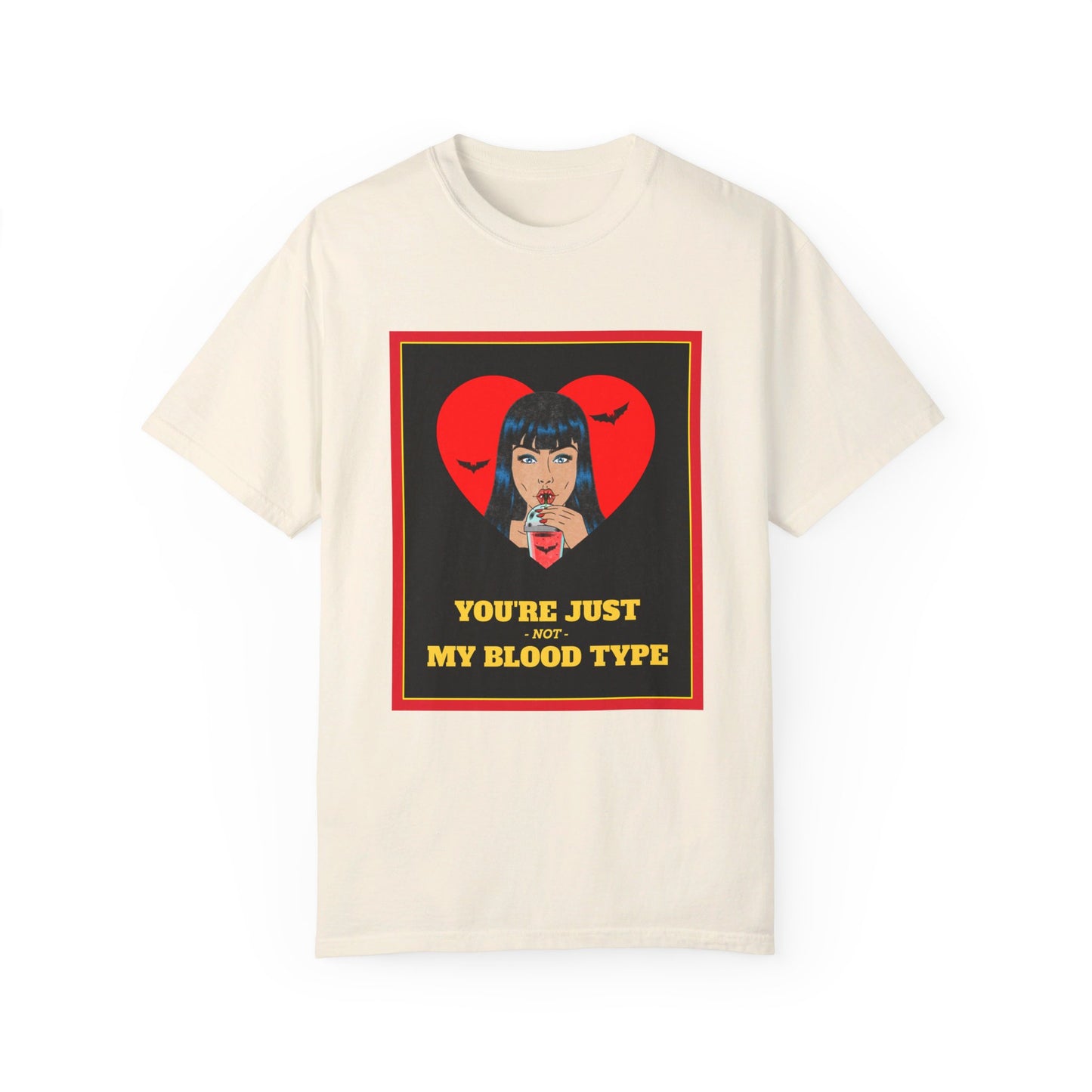 Halloween Vampire NOT MY BLOOD TYPE tee