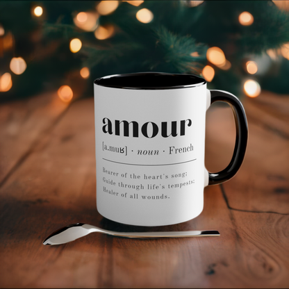 Amour Coffee Mug, 11oz