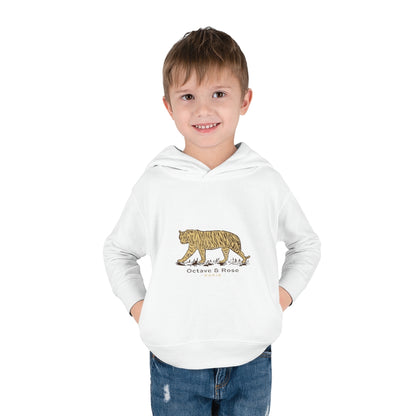 Ideal for any situation, staying warm at home or comfortable playing outside, or going on an autumn hike or walk is easy to do with the tiger tiger hoodie. kids girl boy matchy white happy french  style trend trendy beautiful