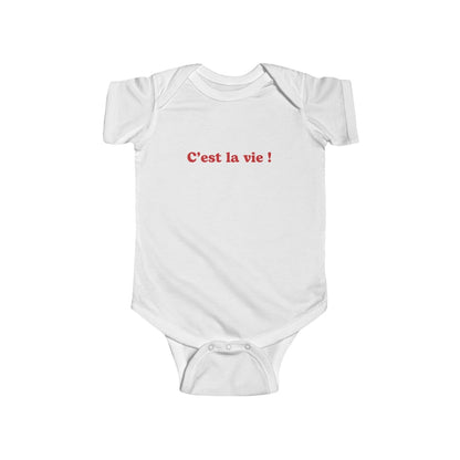 Roman Onesie (White) – “C'est la vie !”