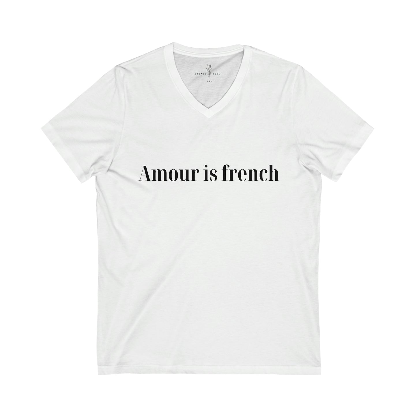 Amour is french V-Neck Tee