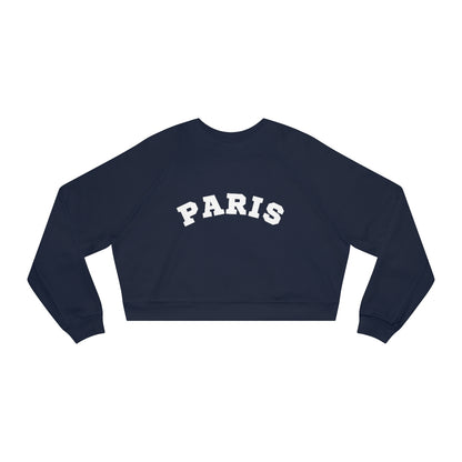 Paris Cropped Fleece Pullover