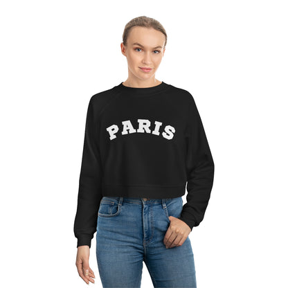 Paris Cropped Fleece Pullover