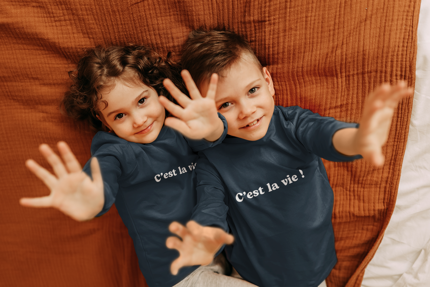 Kids' Bianca T-shirt – “C'est la vie !”