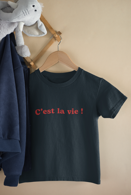 Kids' Rébecca T-shirt - “C'est la vie !”